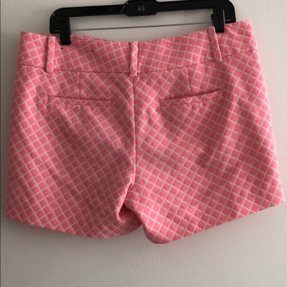 Ann Taylor Modern Fit Quilted Cty Short pink check - Picture 4 of 9